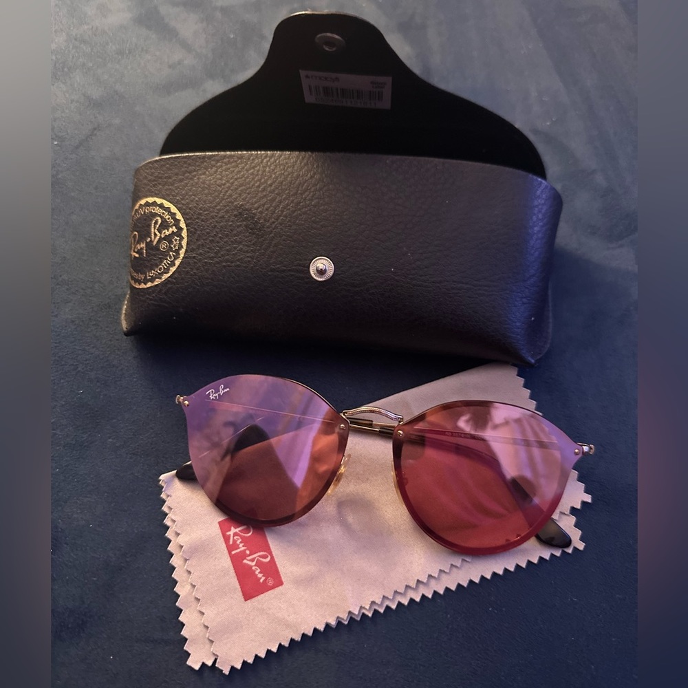 Rayban mirrored sunglasses
